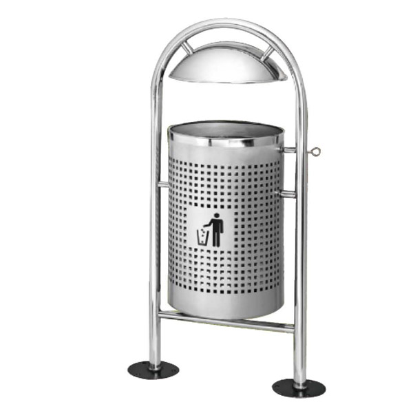 Stainless steel Outdoor Litter Bin DA-37H